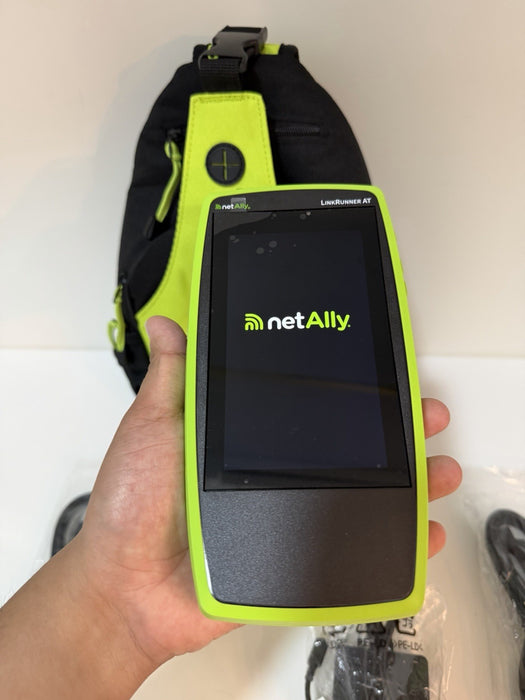 NETALLY LINKRUNNER AT 4000 NETWORKS TESTER W/ CHARGER (NEW SEALED) & ALLY CARE