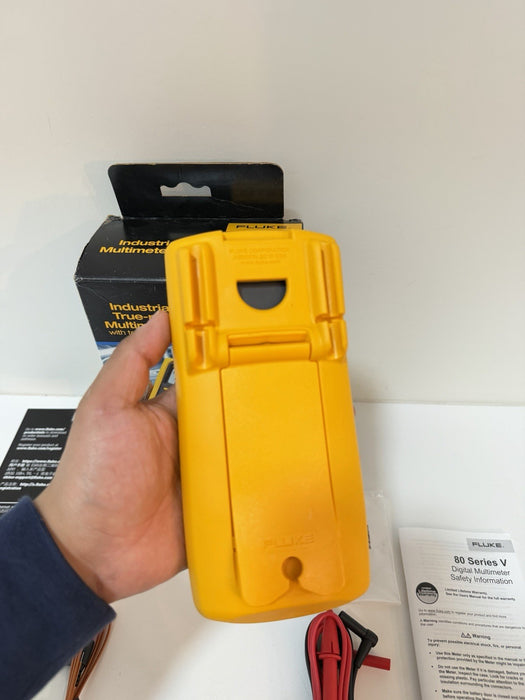 FLUKE 87V INDUSTRIAL TRUE RMS MULTIMETER WITH TEMPERATURE (NEW FACTORY SEALED)