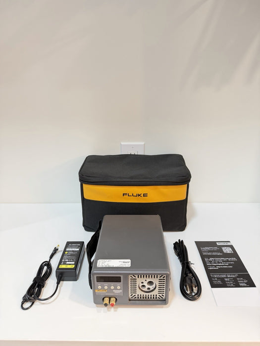 FLUKE 9140 22207T DRY-WELL CALIBRATOR WITH BAG & CHARGER TESTED