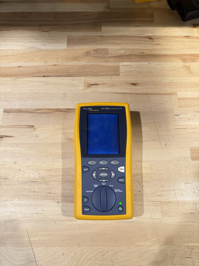 FLUKE NETWORKS DTX-1800 MAINFRAME (PARTS ONLY) TURNS ON NO BATTERY