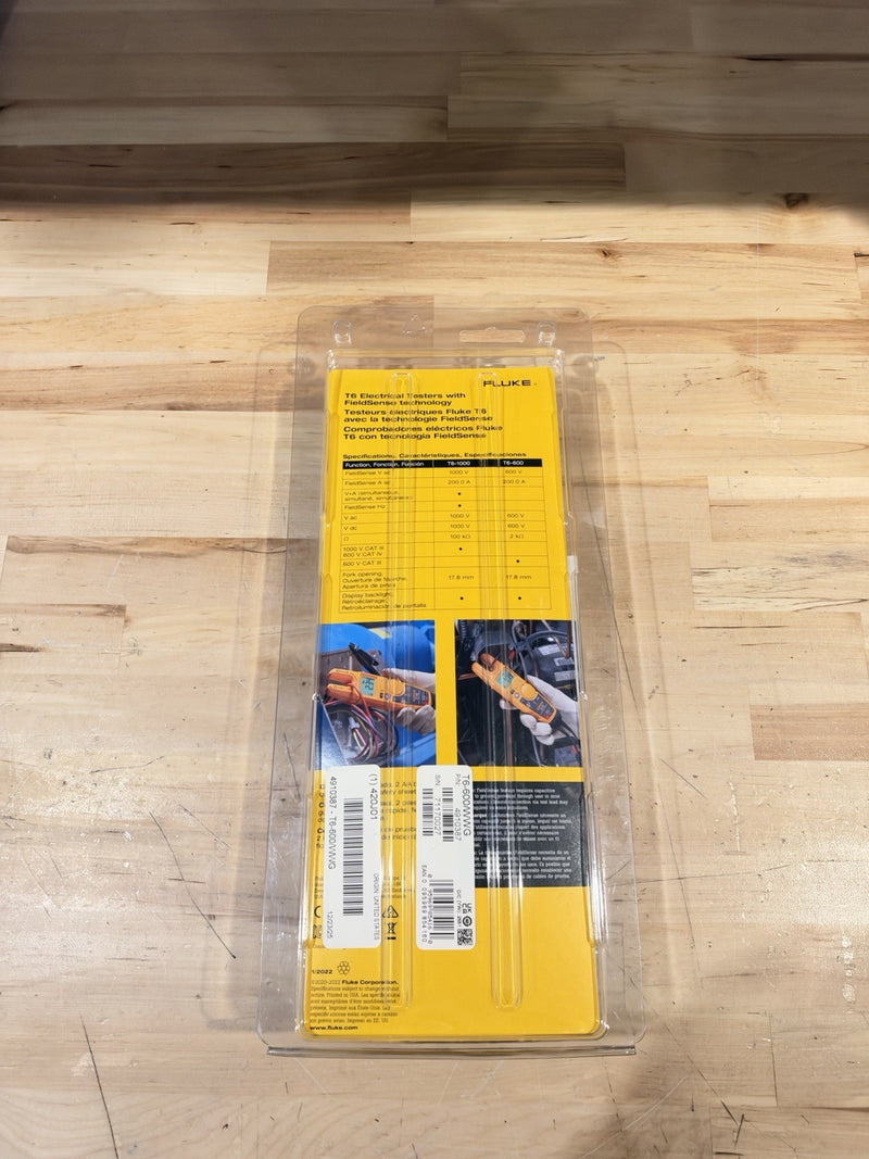 FLUKE T6-600 ELECTRICAL TESTER 600V CAT III (TESTED) SHIPS FAST NEW