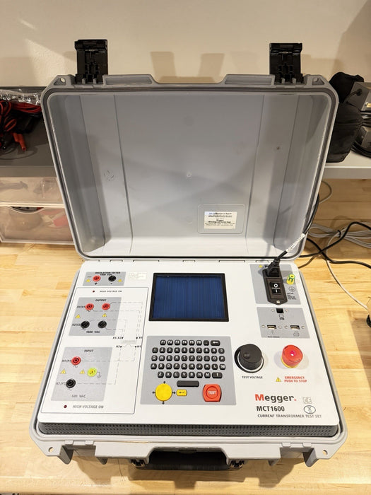 MEGGER MCT1600 CURRENT TRANSFORMER TEST SET FOR PARTS