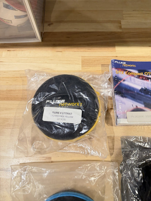 FLUKE DTX-OTDR SM MM FIBER MODULE W/ LAUNCH PACK (NEW SEALED) FREE SHIPPING