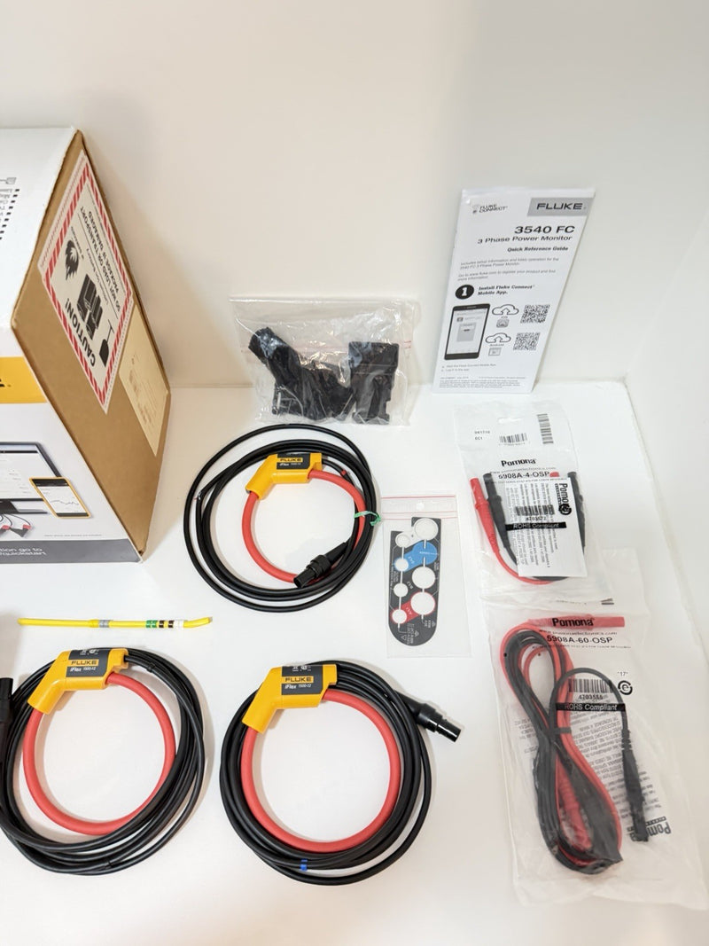 FLUKE 3540 FC 3-PHASE POWER MONITOR KIT FREE SHIPPING