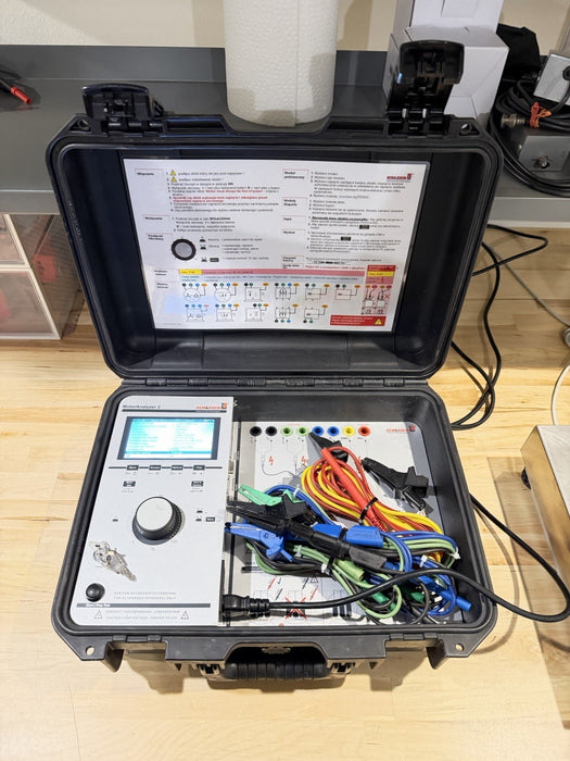 SCHLEICH MOTORANALYZER 2 W/ LEADS & CHARGER (TESTED) FREE SHIPPING