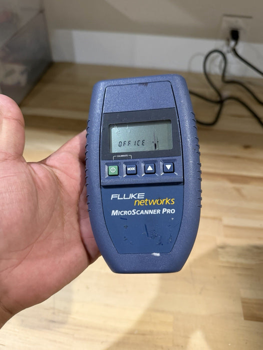 FLUKE NETWORKS MICROSCANNER PRO CABLE VERIFIER TESTED