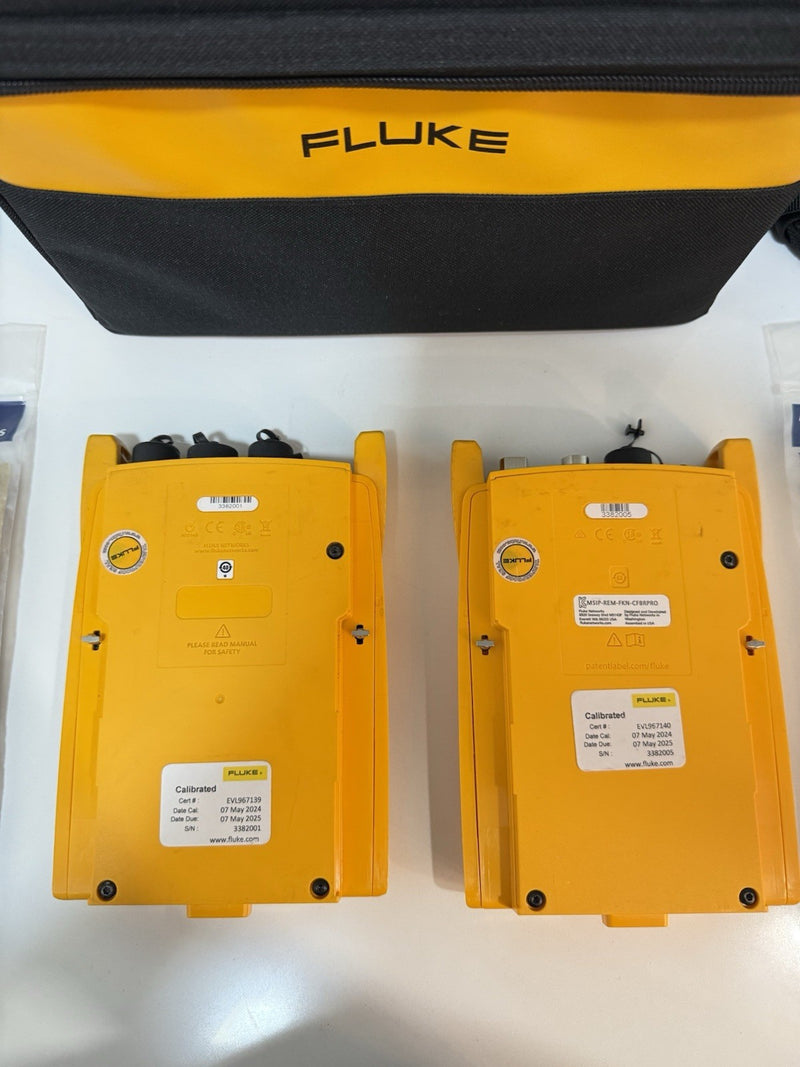 FLUKE NETWORKS CFP-Q CFP-QUAD CERTIFIBER PRO SM MM FIBER OLTS CALIBRATED 2025
