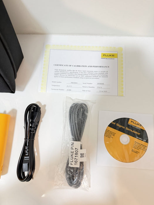FLUKE BIOMEDICAL PROSIM 2 VITAL SIGNS SIMULATOR W/ CHARGEE (CALIBRATED 2026) NEW