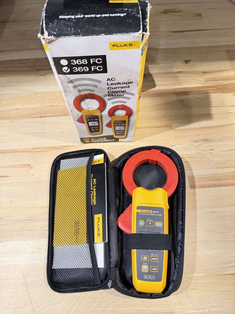 FLUKE 369 FC AC LEAKAGE CURRENT CLAMP