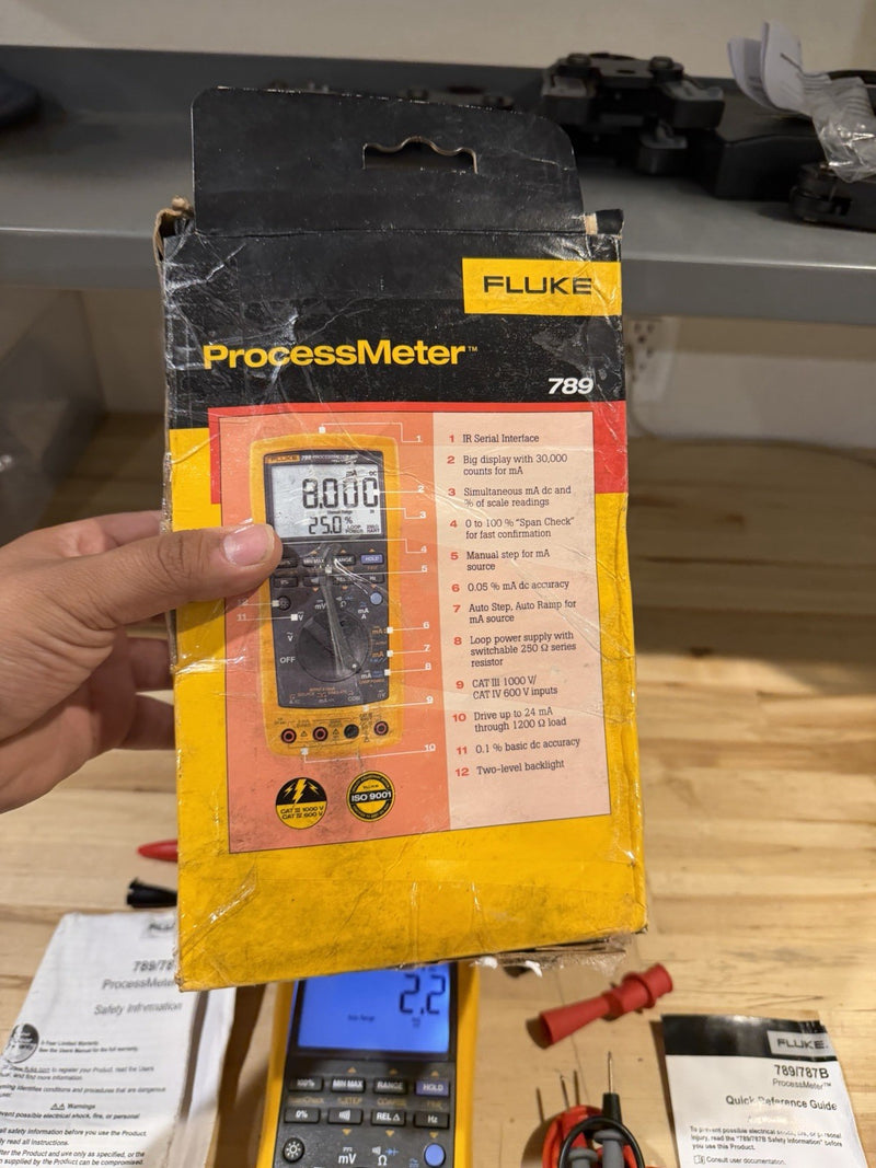 FLUKE 789 PROCESSMETER MFD-2026 CALIBRATED 2026 /SHIPS FAST NEW