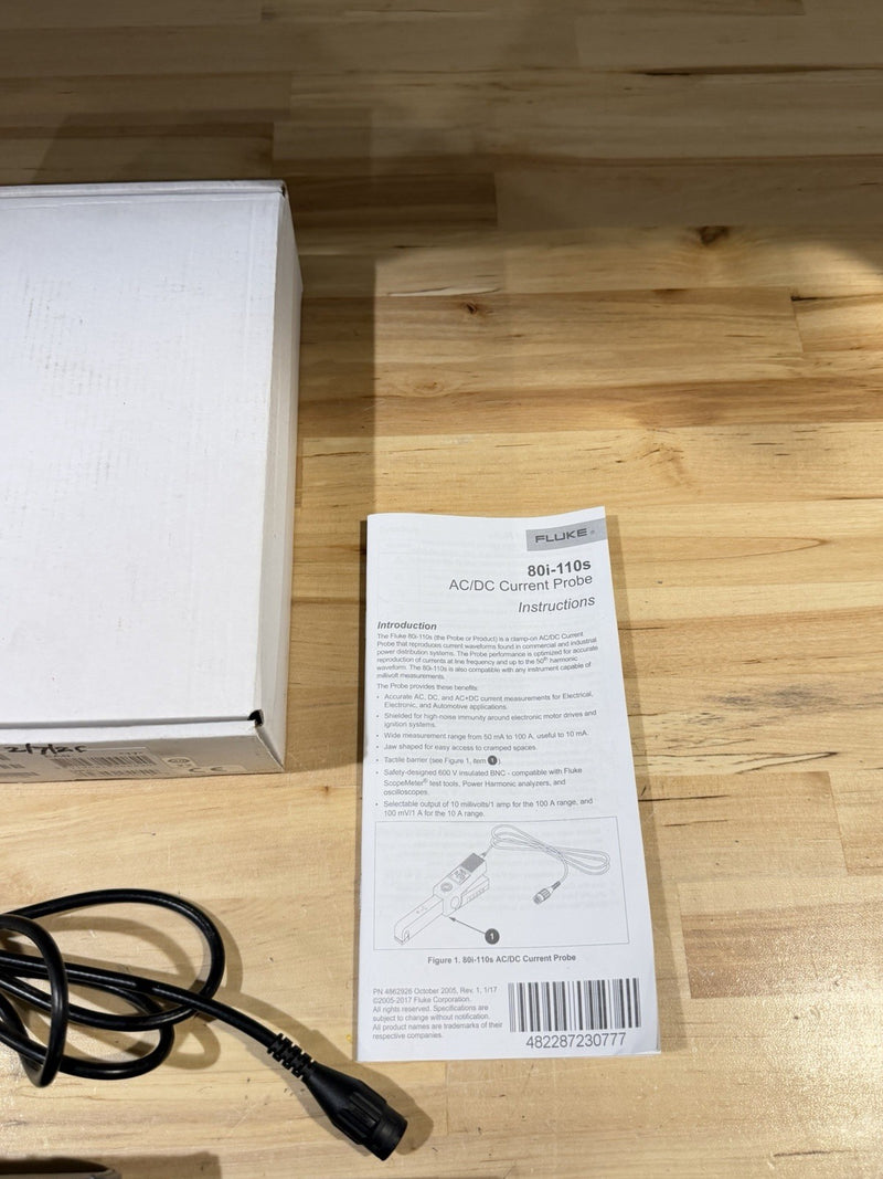 FLUKE 80I-110S AC DC CURRENT PROBE