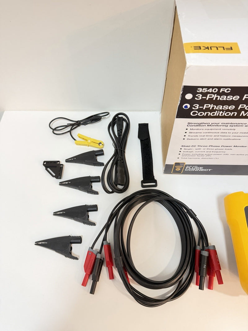 FLUKE 3540 FC 3-PHASE POWER MONITOR KIT FREE SHIPPING