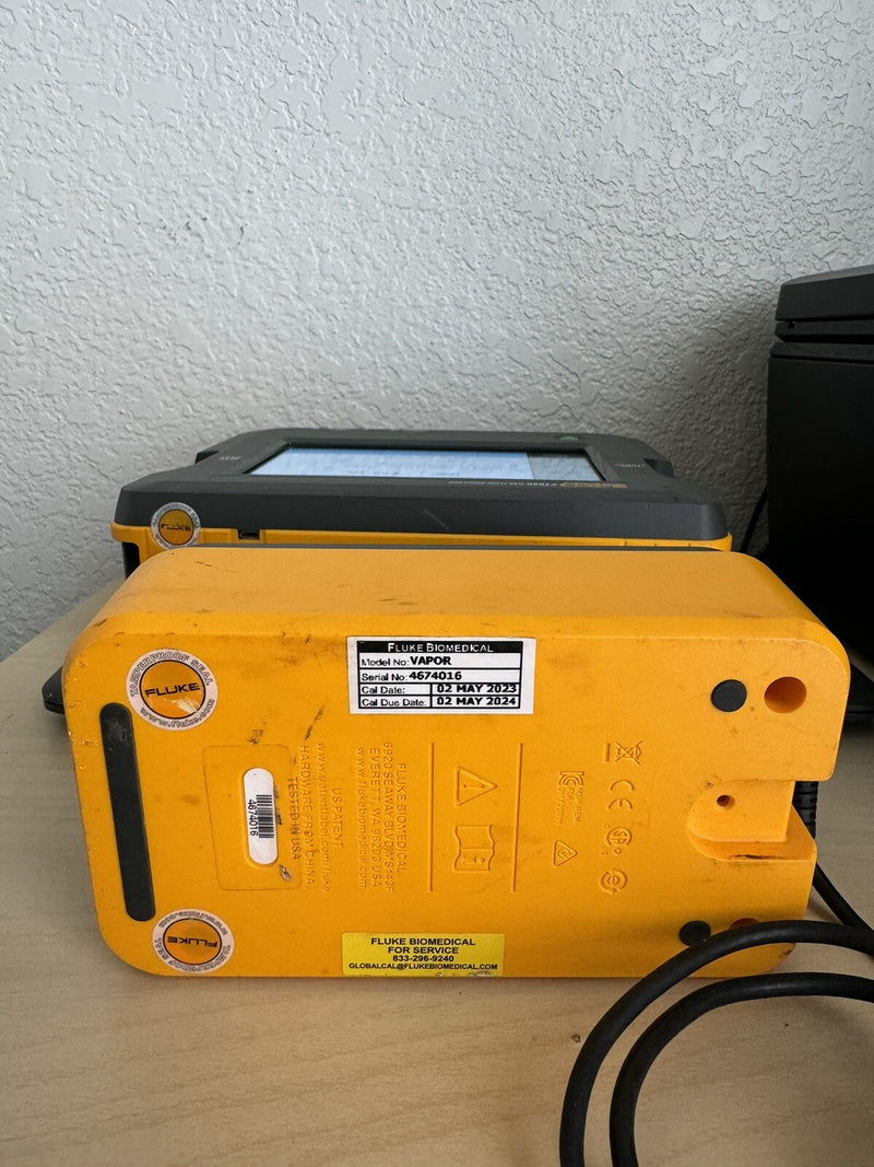 FLUKE VT650 GAS FLOW ANALYZER CALIBRATED 2024 WITH FLUKE VAPOR & CHARGER & BAG