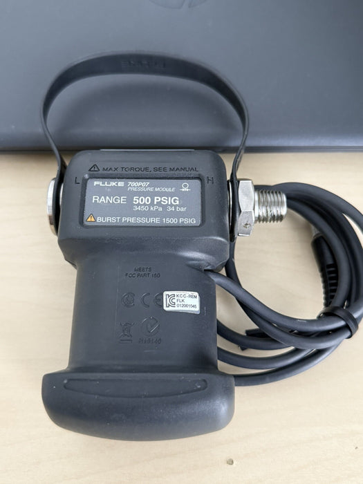 FLUKE 700P07 PRESS Module 500 PSIG - FREE SHIPPING (CALIBRATED 2025)