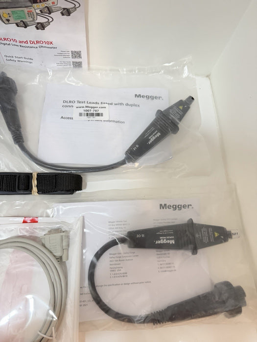 MEGGER DLRO10X DIGITAL LOWE RESISTANCE OHMMETER NEW SEALED