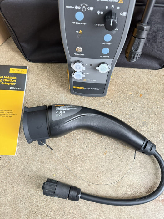 FLUKE FEV100/TY1 ADAPTER KIT FOR ELECTRIC VEHICLE CHARGING STATIONS NEW SEALED
