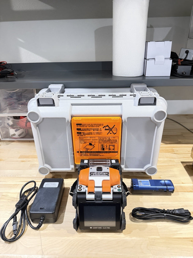 SUMITOMO ELECTRIC TYPE-Q101-M12 MASS FUSION SPLICER TESTED