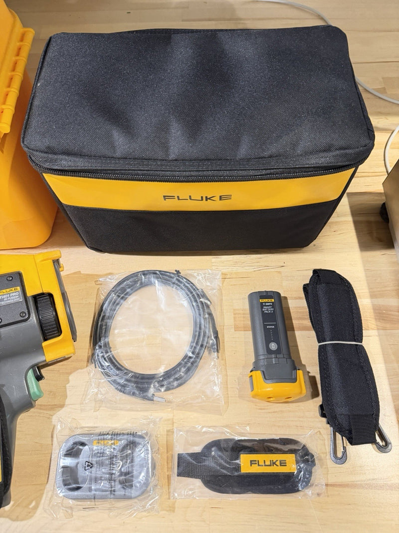 FLUKE TI401-PRO 60HZ THERMAL IMAGER KIT WITH ACCESSORIES