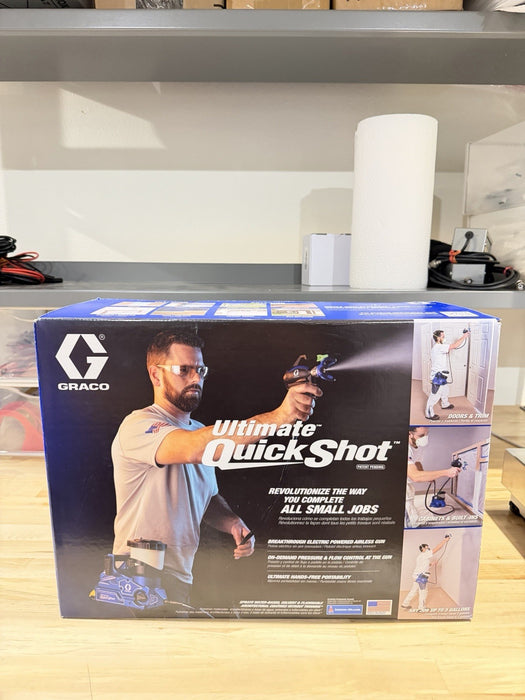 GRACO 826308 ULTIMATE QUICK-SHOT AIRLESS PAINT SPRAYER (NEW FACTORY SEALED) NEW