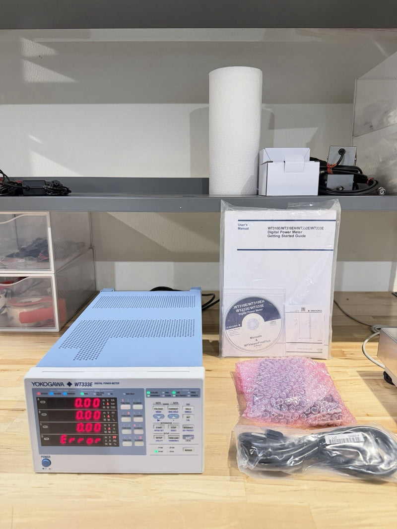 YOKOGAWA WT333E 3 CHANNEL DIGITAL POWER METER TESTED