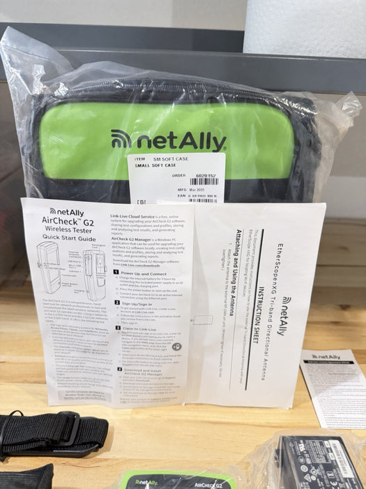 NETALLY AIRCHECK G2 & ACCESSORIES NEW SEALED - SHIPS FREE / SHIPS FAST