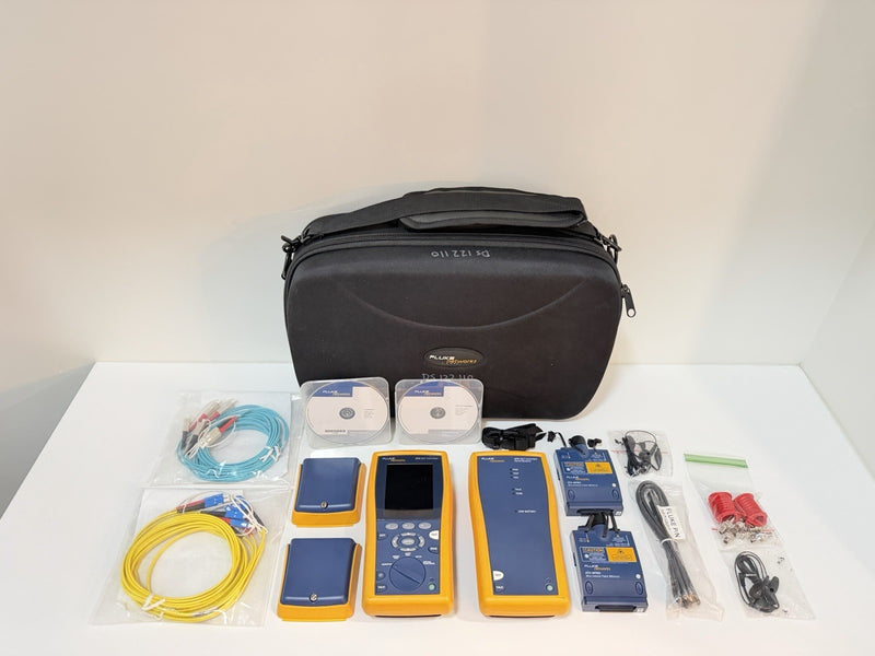 FLUKE NETWORKS DTX-CLT CERTIFIBER OLTS TESTER KIT W/DTX-MFM2 (TESTED)SHIPS FREE