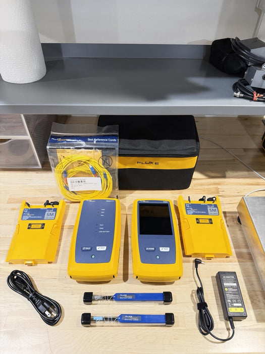 FLUKE NETWORKS CFP-SM CERTIFIBER PRO MODULE SET & DSX VERSIV MAINFRAME & REMOTE