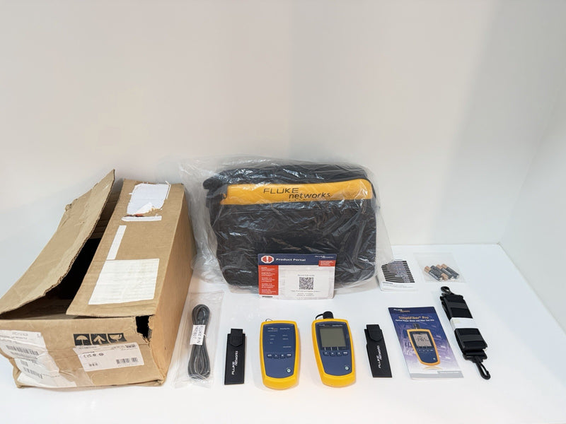 FLUKE NETWORKS FTK2000 SIMPLIFIBER SINGLE MODE 1310/1550NM FIBER VERIFICATION KT