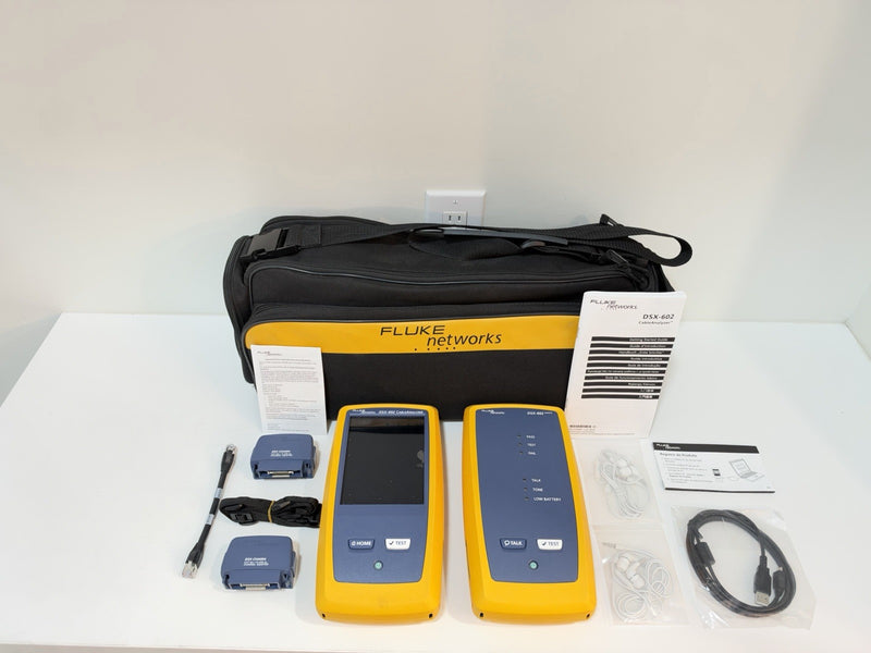 FLUKE NETWORKS DSX-602 PRO 500MHZ CABLE ANALYZER V2 W/ WIFI - SHIPS FREE NEW