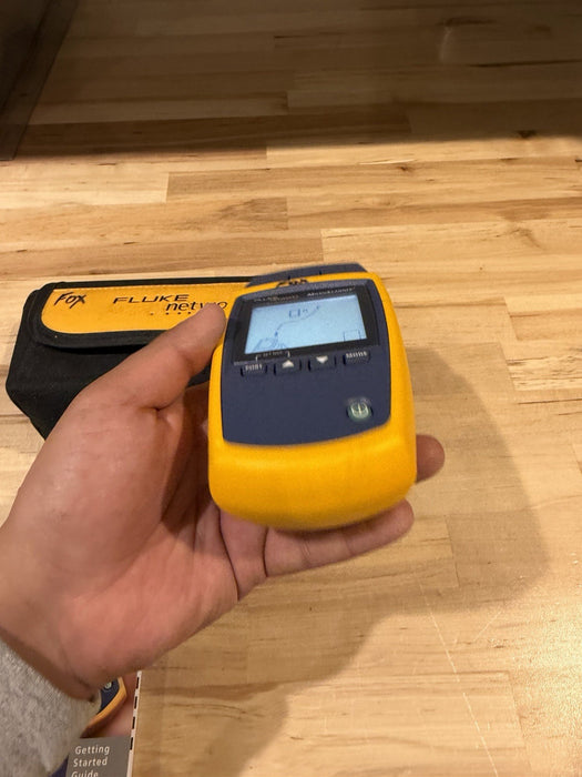 FLUKE NETWORKS MICROSCANNER 2 WITH BAG & MANUAL