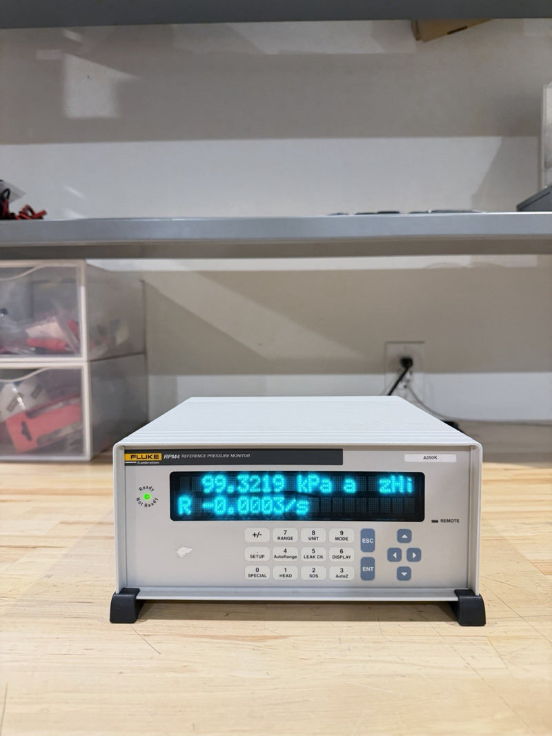 FLUKE RPM4 REFERENCE PRESSURE MONITOR RPM4 A350K 250KPA GAUGE 35PSI MAX