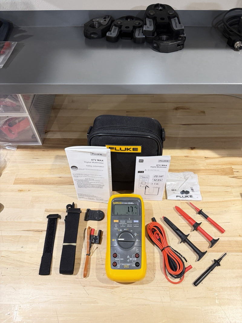 FLUKE 87V MAX TRUE RMS MULTIMETER KIT (FREE SHIPPING) NEW
