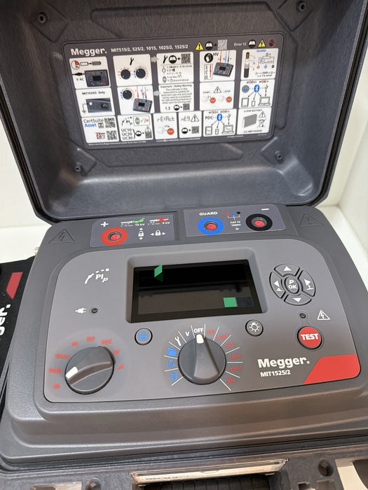 MEGGER MIT1525-2 15KV ADVANCED INSULATION TESTER(CALIBRATED 2026/2027)NEW SEALED