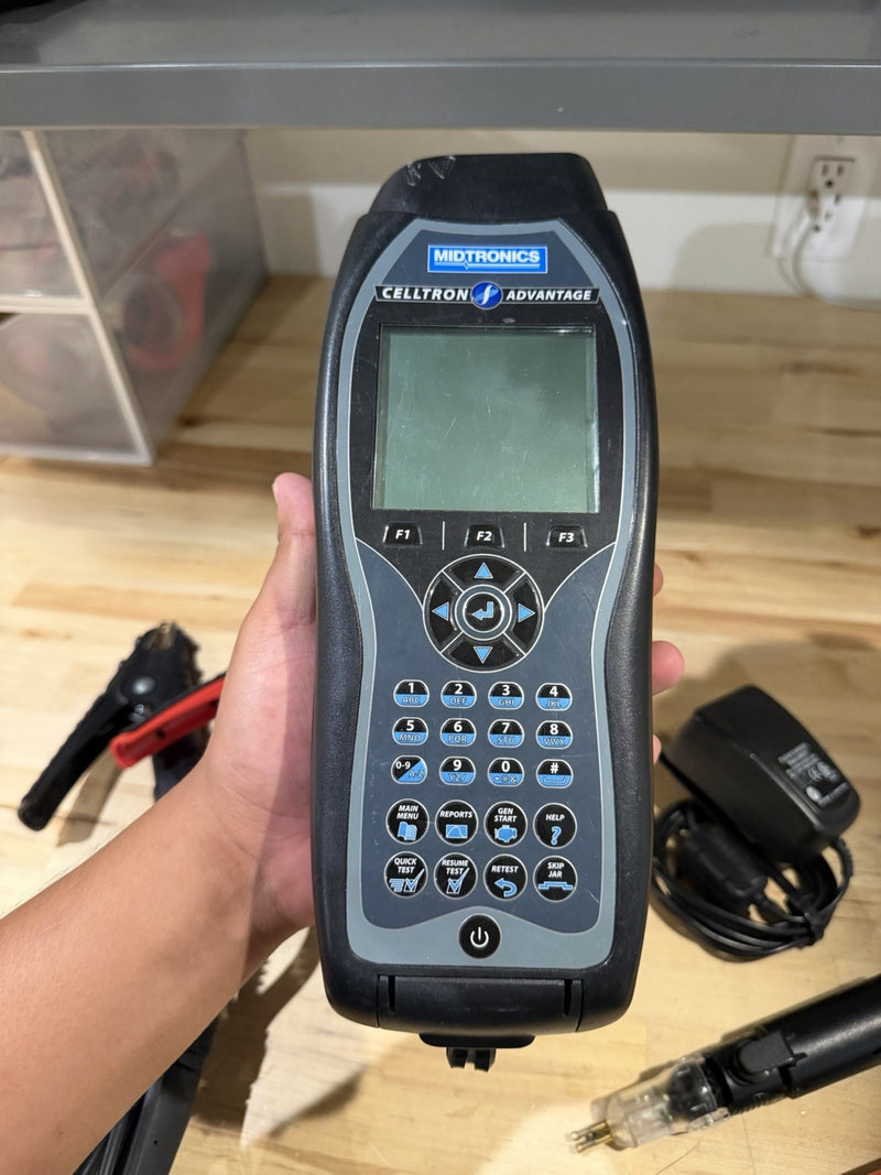 MIDTRONICS CAD-5200 CELTRON ADVANTAGE BATTERY ANALYZER TESTER TESTED