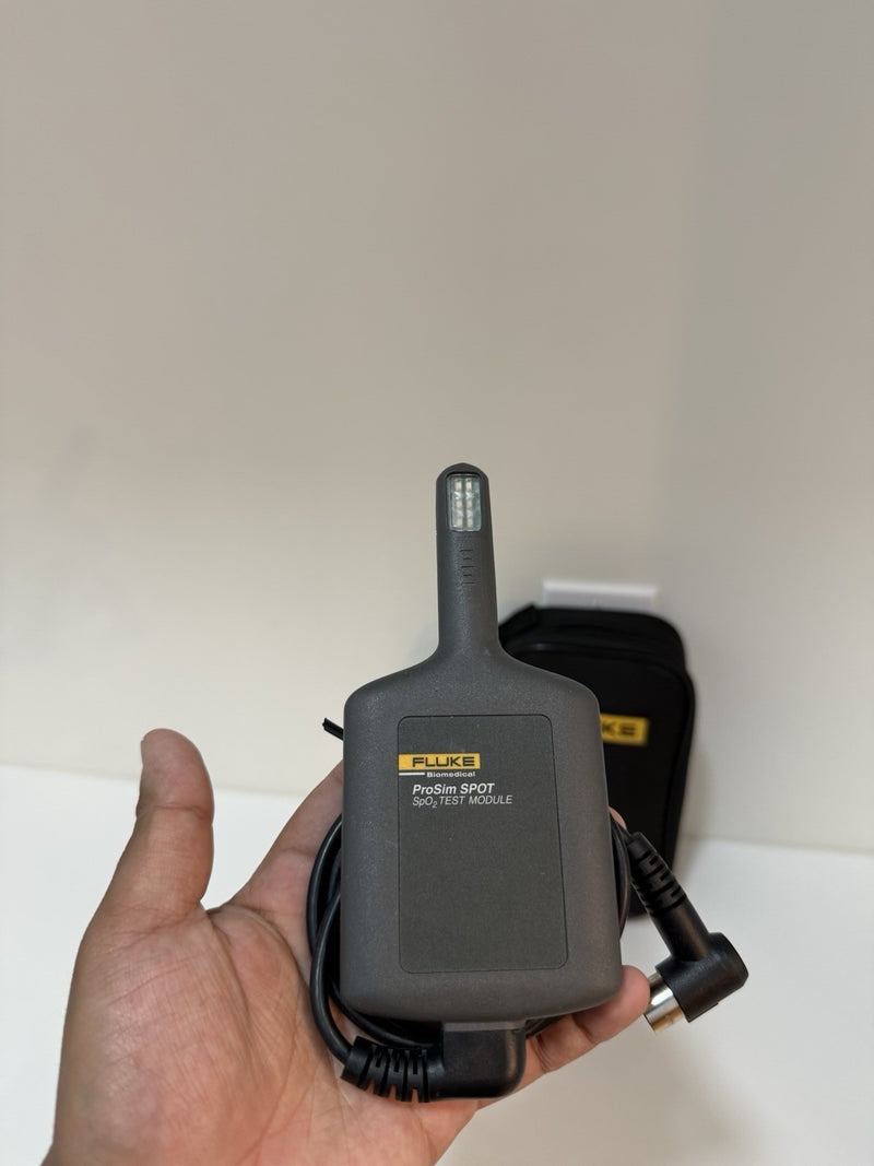 FLUKE PROSIM SPOT SPO2 TEST MODULE WITHBAG TESTED