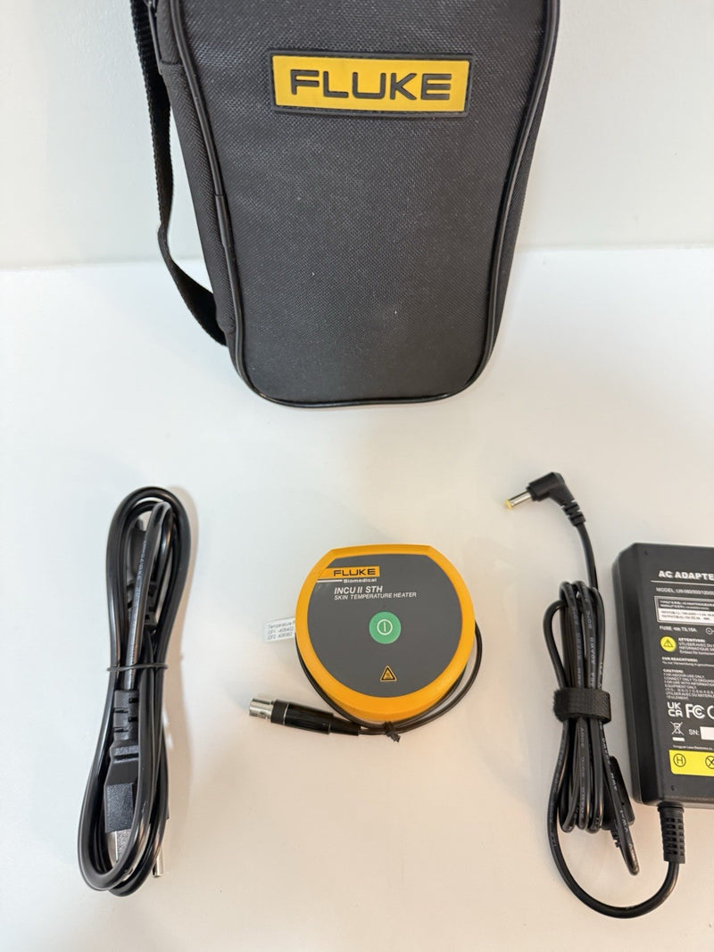 FLUKE INCU II STH SKIN TEMPERATURE HEATER WITH CHARGER & BAG