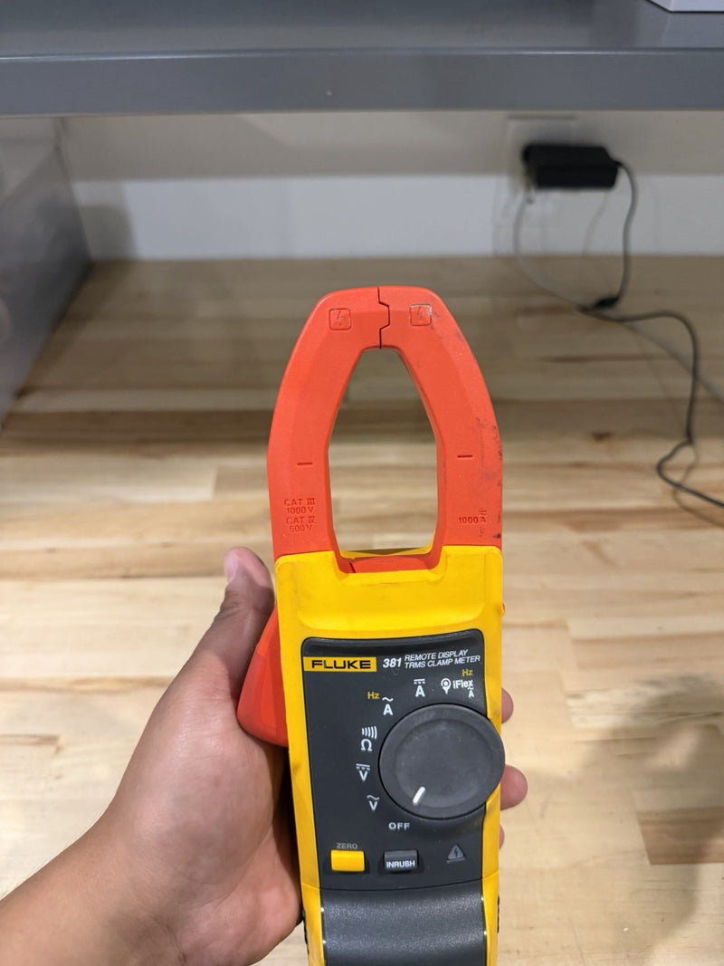 FLUKE 381 FC TRUE RMS CLAMP METER FOR PARTS