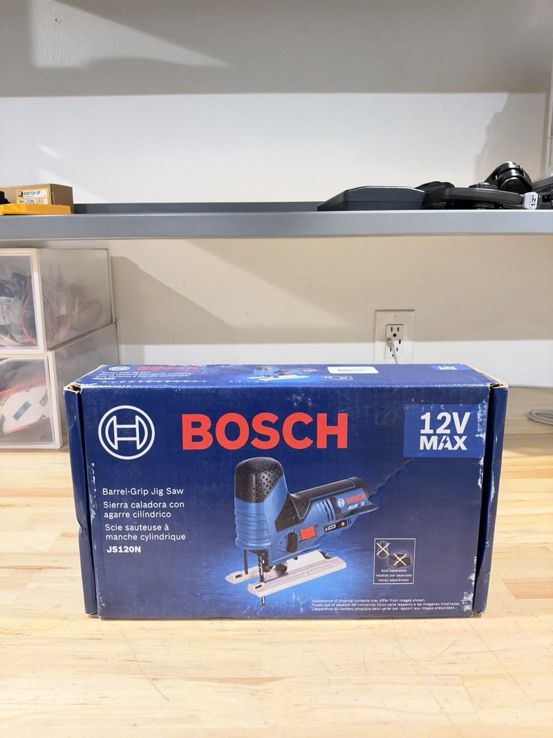 BOSCH JS120N 12V MAX BARREL GRIP JIG SAW VARIABLE SPEED (TOOL ONLY) NEW