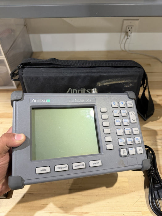 ANRITSU SITE MASTER S331C ANALYZER WITH CHARGER TESTED