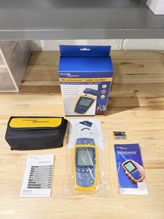 FLUKE NETWORKS MICROSCANNER 2 CABLE VERIFIER