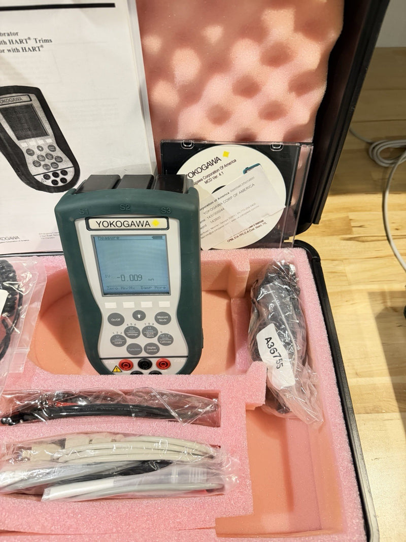 YOKOGAWA MODEL YPC4010 PRESSURE CALIBRATOR KIT WITH LEADS TESTED