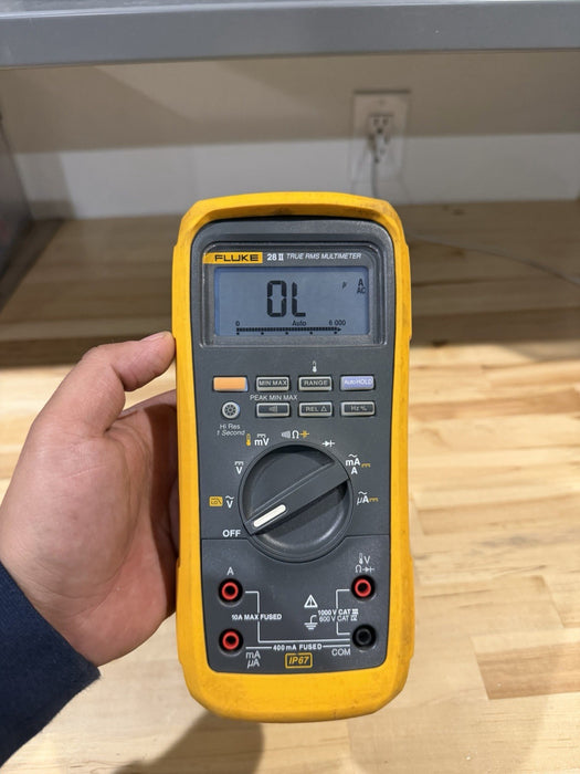 FLUKE 28 II TRUE RMS MULTIMETER FOR PARTS