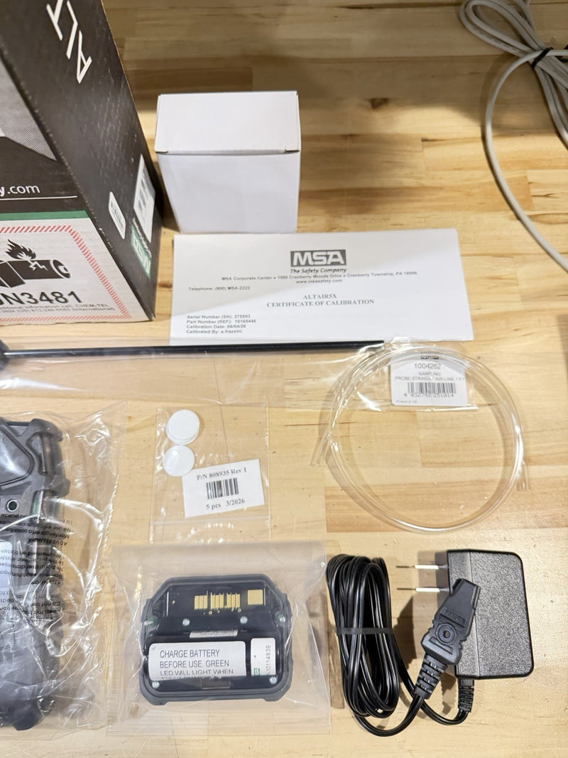 MSA ALTAIR 5X 10165446 MULTIGAS PID DELUXE DETECTOR KIT W/ PROBE KIT -NEW SEALED