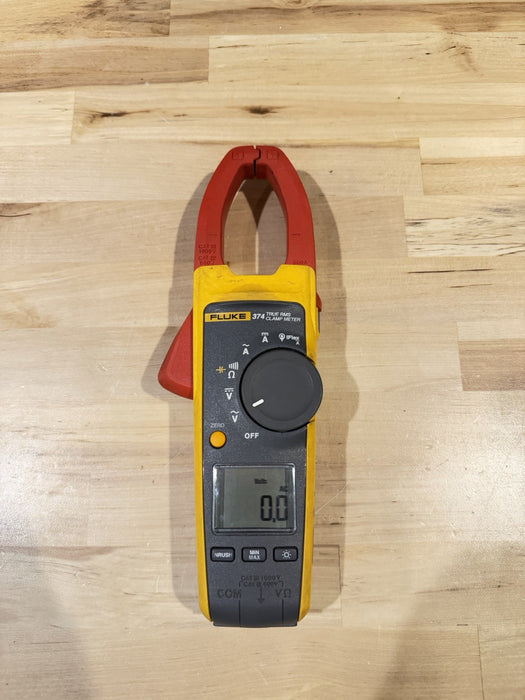 FLUKE 374 TRUE RMS CLAMP METER FOR PARTS