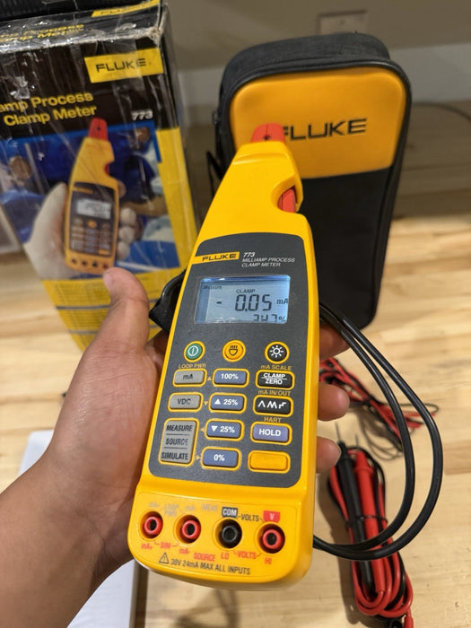 FLUKE 773 MILLIAMP PROCESS CLAMP (TESTED) FREE SHIPPING