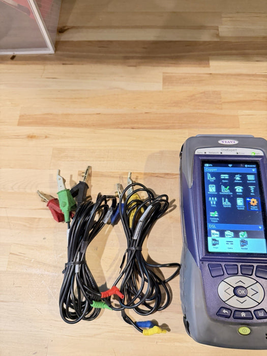 VIAVI ONX-580P ONE EXPERT FIBER TESTER WITH CABLES & CHARGER TESTED