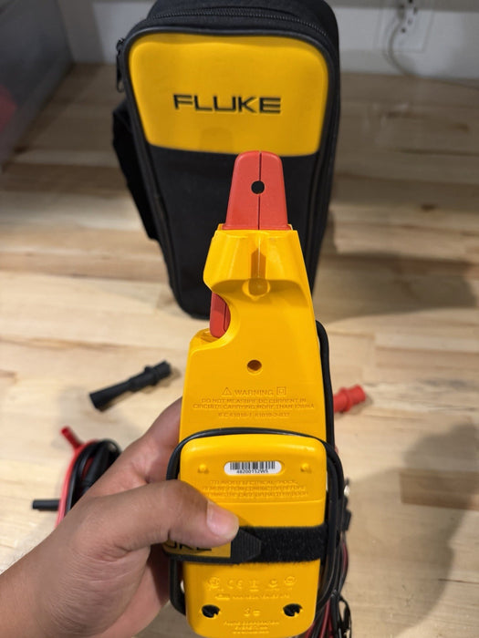 FLUKE 772 MILLIAMP PROCESS CLAMP WITH LEADS & CLIPS TESTED
