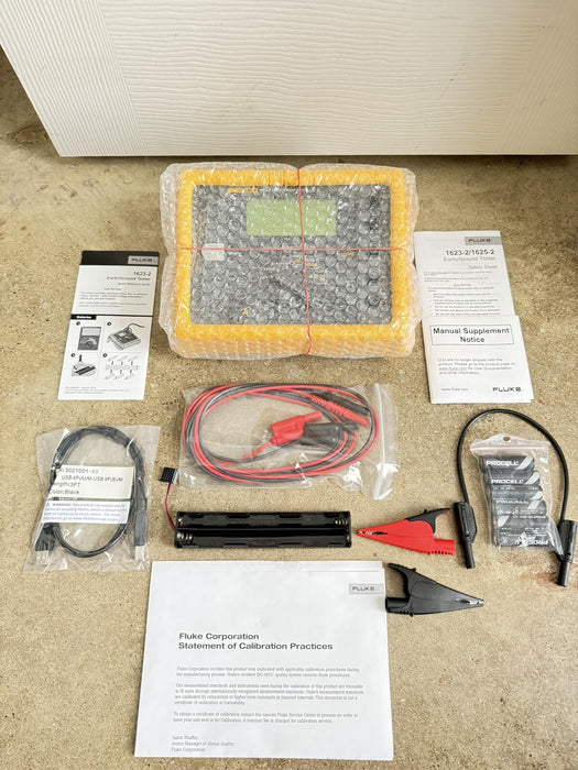 FLUKE 1623-2 BASIC EARTH GROUND TESTER GEO NEW SEALED