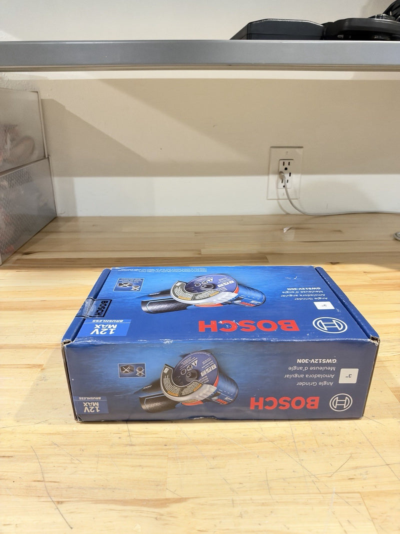 BOSCH GWS12V-30N 12V MAX BRUSHLESS 3” CORDLESS ANGLE GRINDER BARE TOOL (NEW)