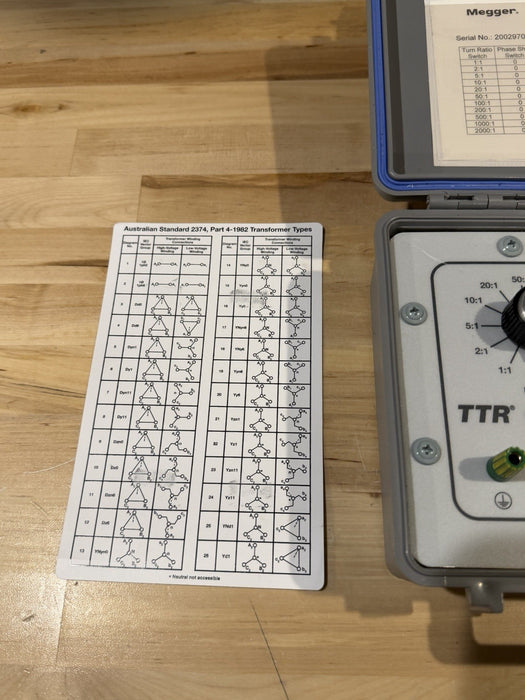 MEGGER AVO BIDDLE 550555 TTR CALIBRATION STANDARD (TESTED) FREE SHIPPING